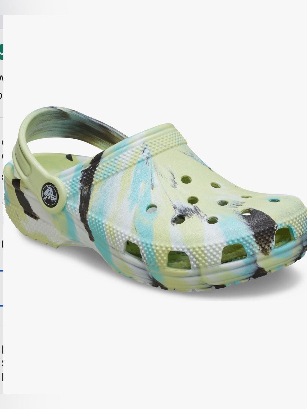 Toddler Crocs Classic Marbled Clog Frothy Green, 8